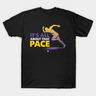 Funny Runner Gift Its All About That Pace T-Shirt